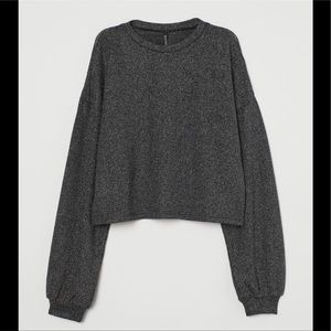 H&M Knit & Sparkly Top | size: L NWOT
